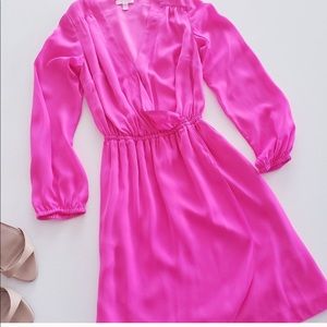 Lily Pulitzer Whitaker Pop Pink Wrap Dress
